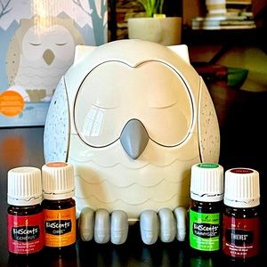 ❤️Snowy the Owl Feather the Owl children's diffuser.